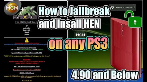 Ps3 Xploit How To Install Hen On All Ps3 Complete Step By Step Youtube