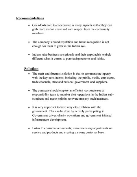 Swot Analysis Coca Cola Pdf