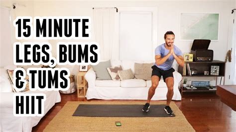 15 Minute Legs Bums And Tums Hiit Workout The Body Coach Youtube