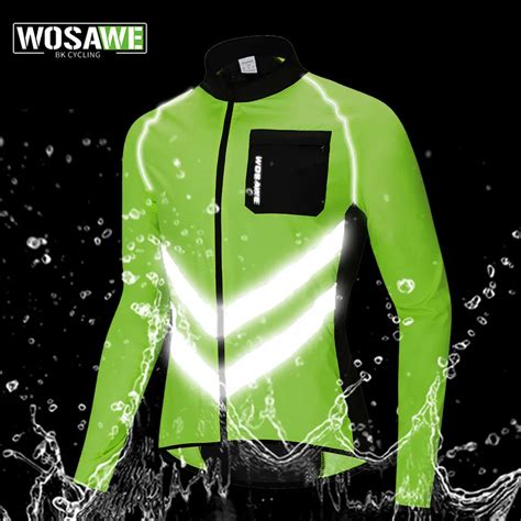 Wosawe Veste De Cyclisme Coupe Vent Pour Homme Imperm Able Respirant