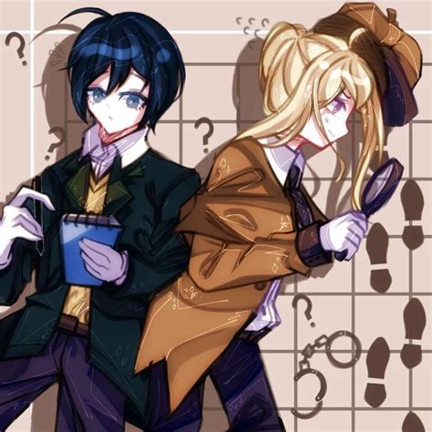 [OC] Sherlock Holmes AU (ft. Saimatsu) : danganronpa