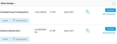 Solved Hp Driver Chipset And Driver Storage Hp Support Community