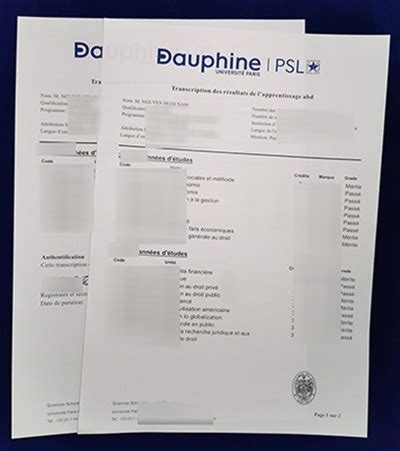 Ways To Get A Fake Paris Dauphine University Transcript