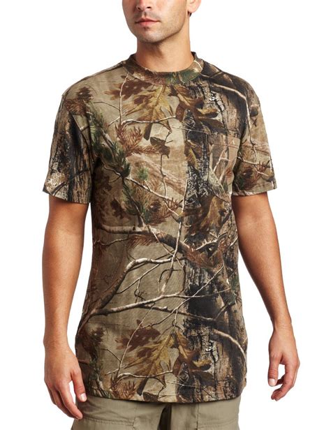 Russell Outdoors Mossy Oak Realtree Mens S 3xl 100 Cotton Pocket Camo T Shirts Ebay