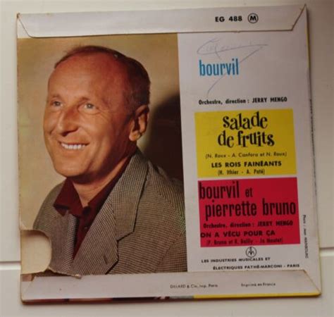 Bourvil Salade De Fruits 2 Ep 45 Tours Ebay