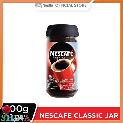 Nescaf Classic Kopi Instan Kopi Hitam G Jar Lazada Indonesia