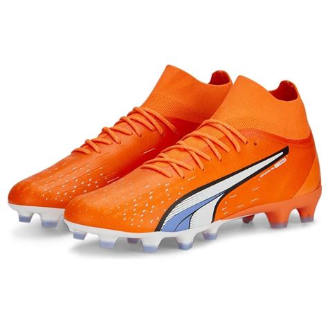 PUMA Ultra Pro FG AG Supercharge Orange Hvid Blå