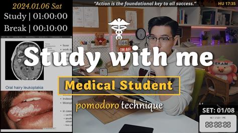 Fri Study With Me Hrs Pomodoro Timer Asmr