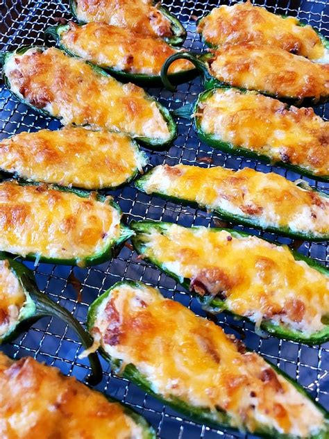 Air Fryer Stuffed Jalapeno Peppers Recipe Delish Daily Yum