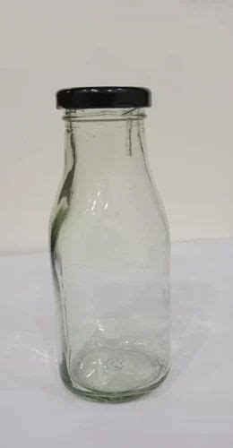 Lug Cap Round Ml Square Glass Milk Bottle At Rs Piece In