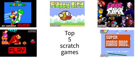 Top 5 scratch games by legozay100 on DeviantArt