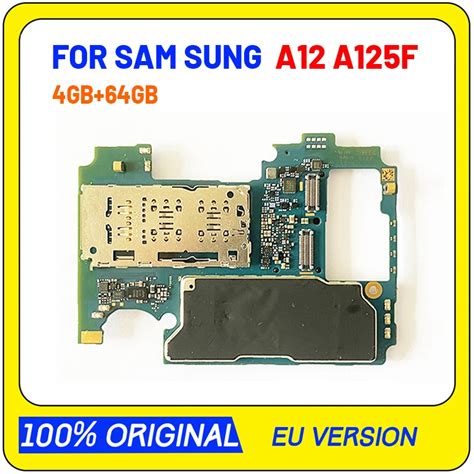 Original Logic Board For Samsung Galaxy A12 A125f Motherboard With