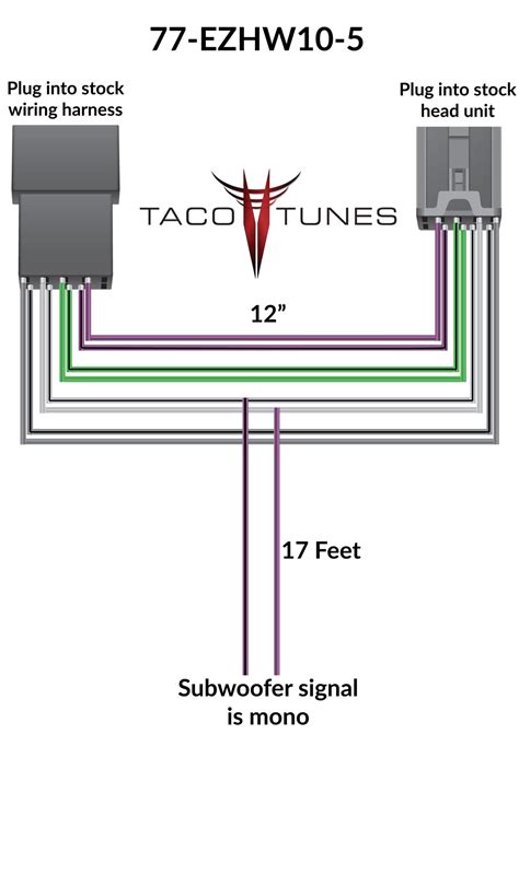 Tundra Plug And Play Add A Subwoofer Harness