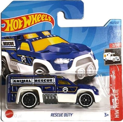 Hot Wheels Rescue Duty Hw HKJ20 Ceny I Opinie Ceneo Pl