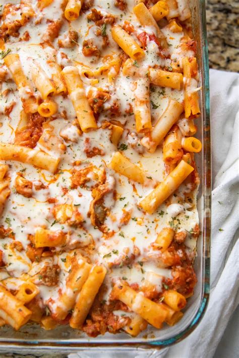 Classic Baked Ziti Recipe Easy Lauren S Latest