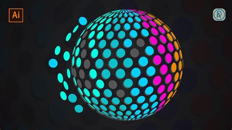 How To Create 3D Globe Sphere In Illustrator 15 Adobe Illustrator