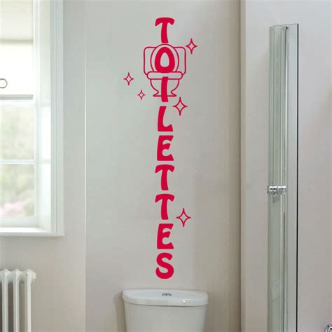 Sticker Wc Toilettes Design Stickers Stickers Toilettes Porte