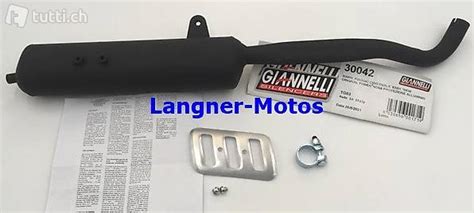 Auspuff GIANNELLI 30042 Schwarz Piaggio Ciao PX 1967 2005 Im Kanton