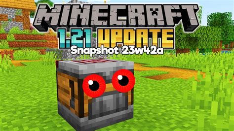 Minecraft 1 21 Snapshot 23W42A The Crafter YouTube