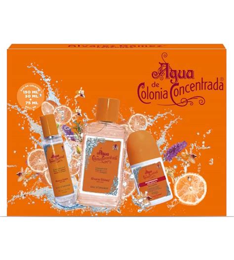 Estuche Agua De Colonia Concentrada Orange Uds Alvarez Gomez