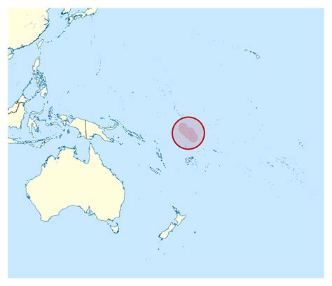 Large location map of Tuvalu | Tuvalu | Oceania | Mapsland | Maps of