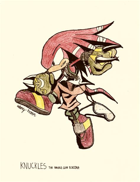 No4 Knuckles The Echidna By Nextgrandcross On Deviantart