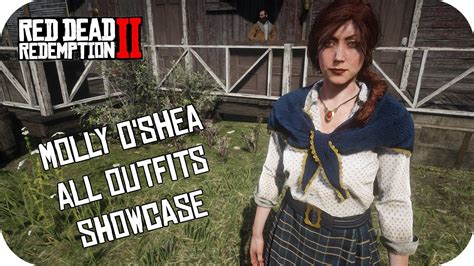 All Molly Outfits Showcase RDR2 Molly O Shea Model Clothing RDR2