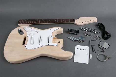 Kit Diy Guitarra Electrica Stratocaster Zurdo De Tilo Clandestine