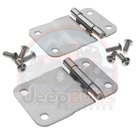 Jeep Cj7 Cj8 Tailgate Hinges Set Stainless Steel