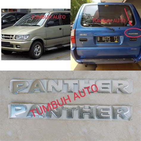 Jual Emblem Logo Tulisan Panther Isuzu Panther Kapsul Touring Lm Ls Lv