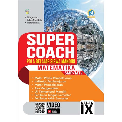 Jual Buku Ringkasan Materi Dan Latihan Soal Super Coach Matematika Smp