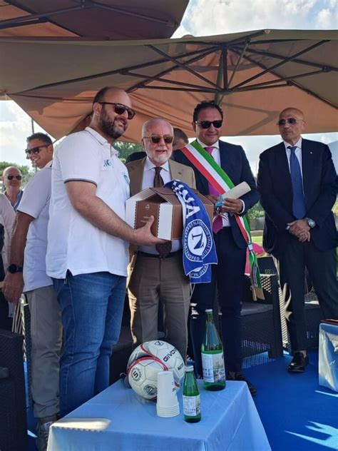 Inaugurato Il Nuovo Stadio A Telese Terme Ospite Donore Aurelio De