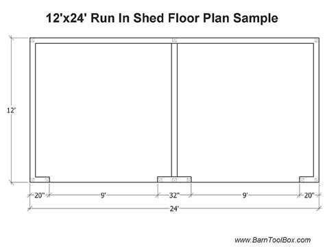 Run In Sheds - Horse Shed Design & Shed Plans