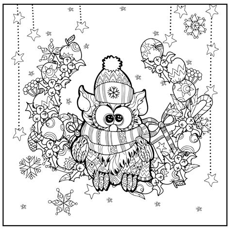 Christmas Coloring Pages For Adults - 11 Free PDF Printables | Printablee