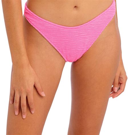 Pink Ibiza Waves High Leg Bikini Brief Brandalley