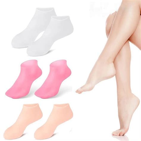 Chaussettes En Silicone Pour Spa Gel Hydratant Extensibles Pr Vention