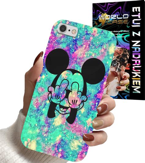 Etui Case Do Iphone 7 8 Se 2022 Myszka Minnie Damskie Wzory Plecki