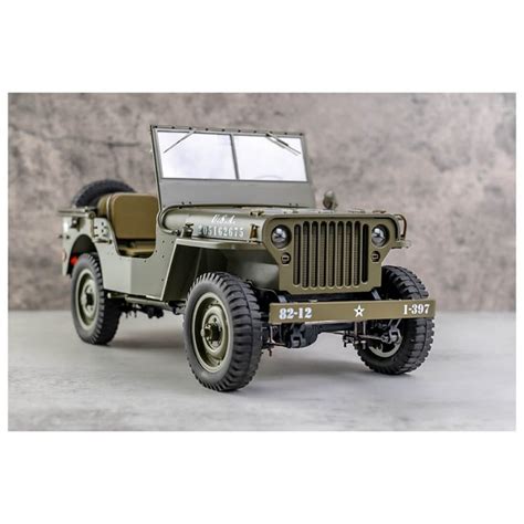 ROCHOBBY 1 12 1941 Willys MB Scaler Remote Control Army Crawler Vehicle