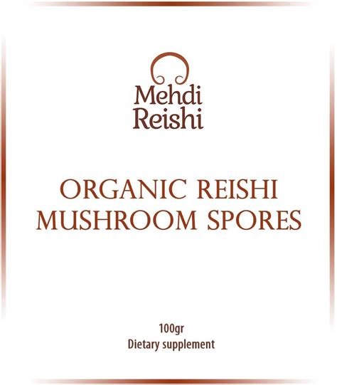 Amazon Mehdi Reishi Organic Reishi Mushroom Spores Bulk Powder