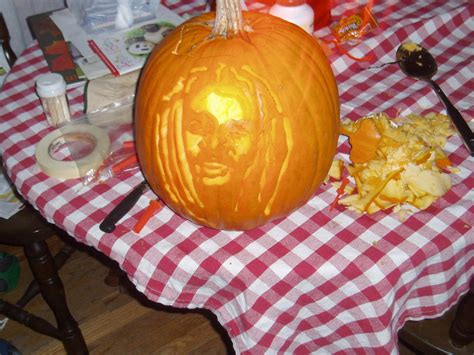 Bob Marley Pumpkin 2 by zngoldenberg on DeviantArt