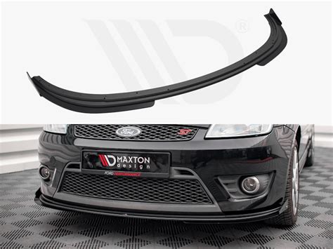 Street PRO Front Splitter V 1 Flaps Ford Fiesta ST Mk 6 Maxton