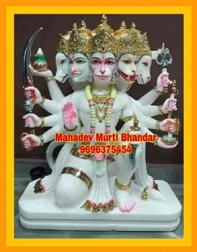 Marble Panchmukhi Hanuman Statue Temple At Rs In Varanasi Id