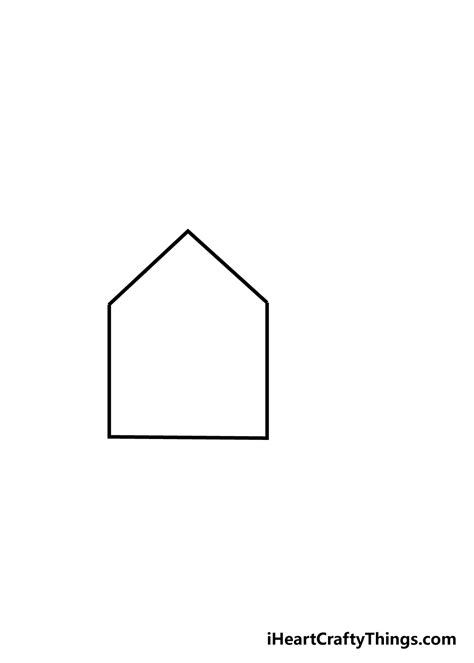 House Drawing - How To Draw A House Step By Step