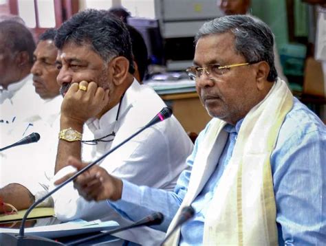 Karnataka Cabinet Cm Siddaramaiah Keeps Key Portfolios Dk Shivakumar Gets Irrigation And