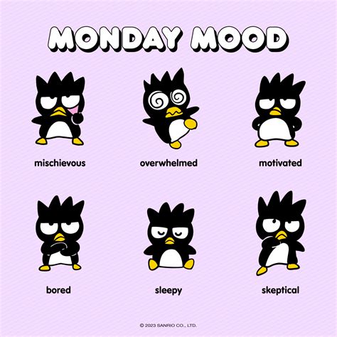 Sanrio On Twitter Feeling Motivated Whats Your Monday Mood