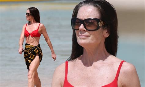 Did You Waft Into Here From Paradise Lorraine Chase Reveals Her Super Slim Bikini Body In
