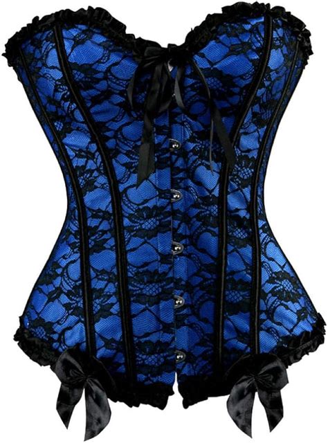 Zwym Corsetto Bustier Top Sexy Lingerie Floreale Corsetto Vintage Donna