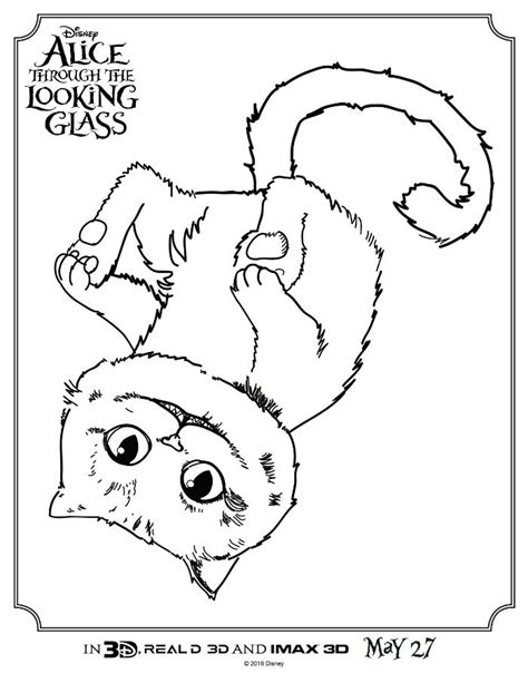 Cheshire Cat Smile Coloring Page Coloring Pages