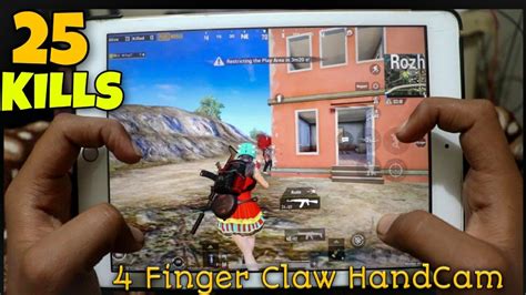 4 Finger Claw Handcam Solo Vs Squad Handcam Gameplay Pubg Mobile