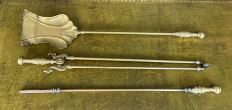 Antiques Atlas Set Of Georgian Brass Fire Irons